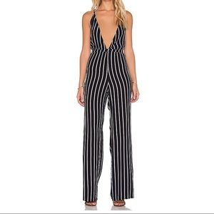 Faithfull the Brand Shutterbabe Striped Jumpsuit